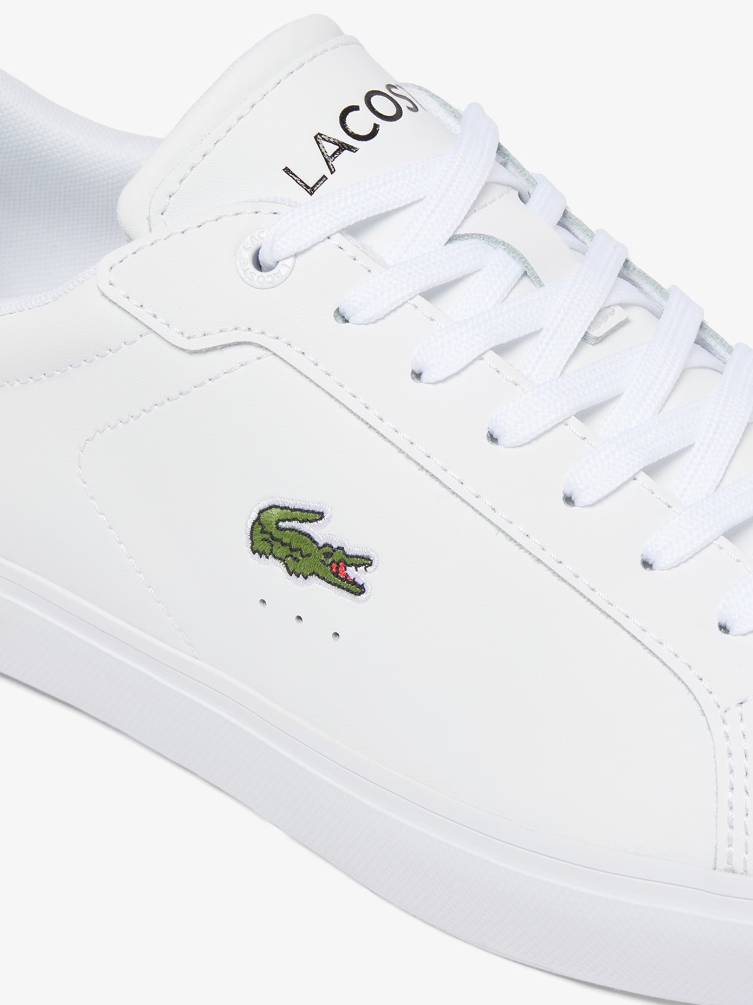 LACOSTE Powercourt Leather Sneakers White/Black