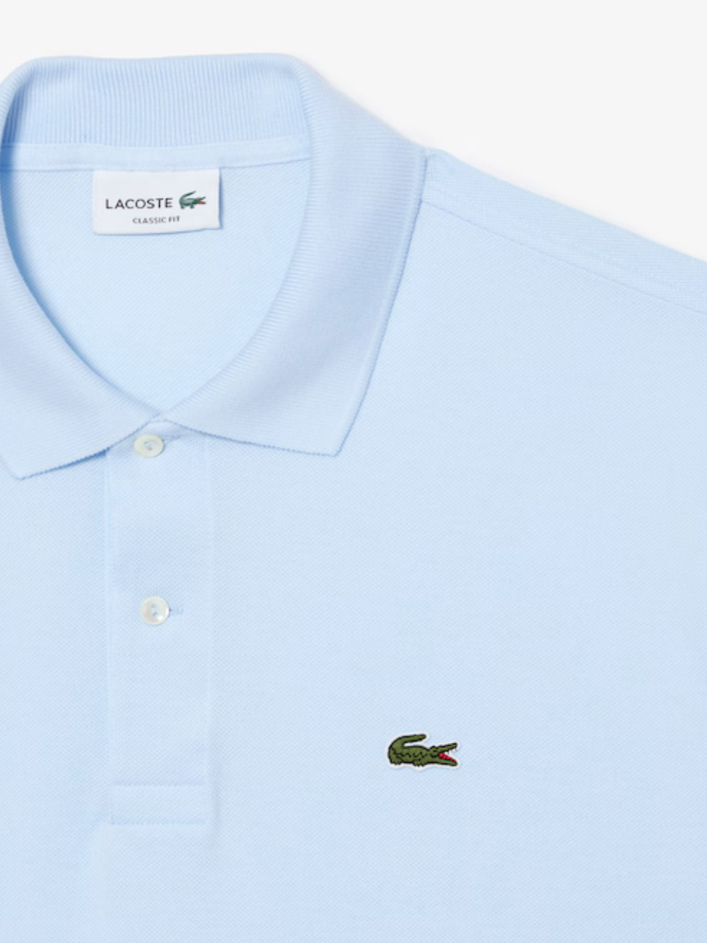 LACOSTE Classic Fit L.12.12 Original Polo Shirt Light Blue