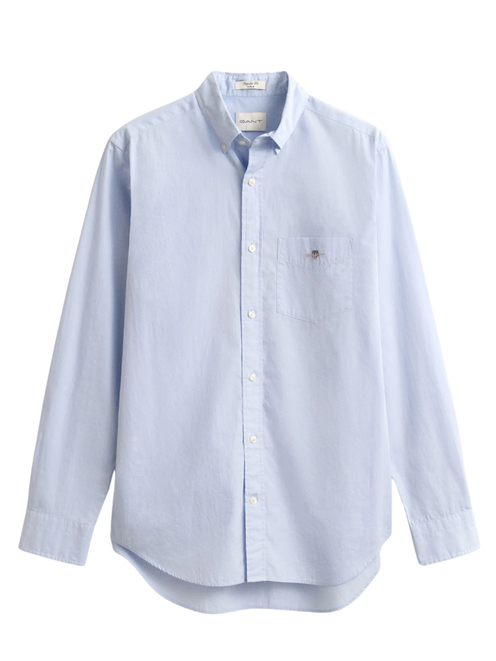 GANT Regular Fit Classic Poplin Shirt Light Blue