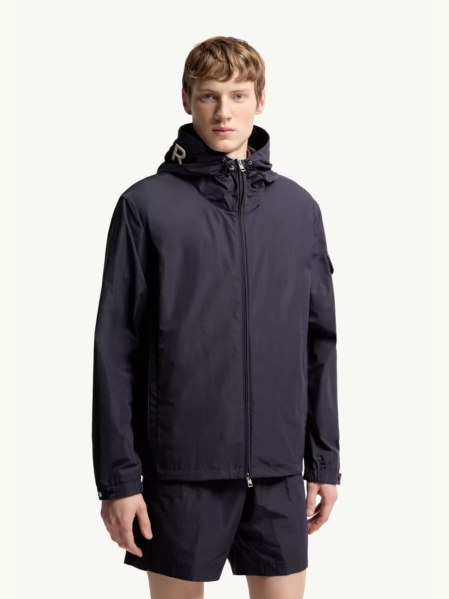 MONCLER Sassiere Hooded Jacket Navy Blue