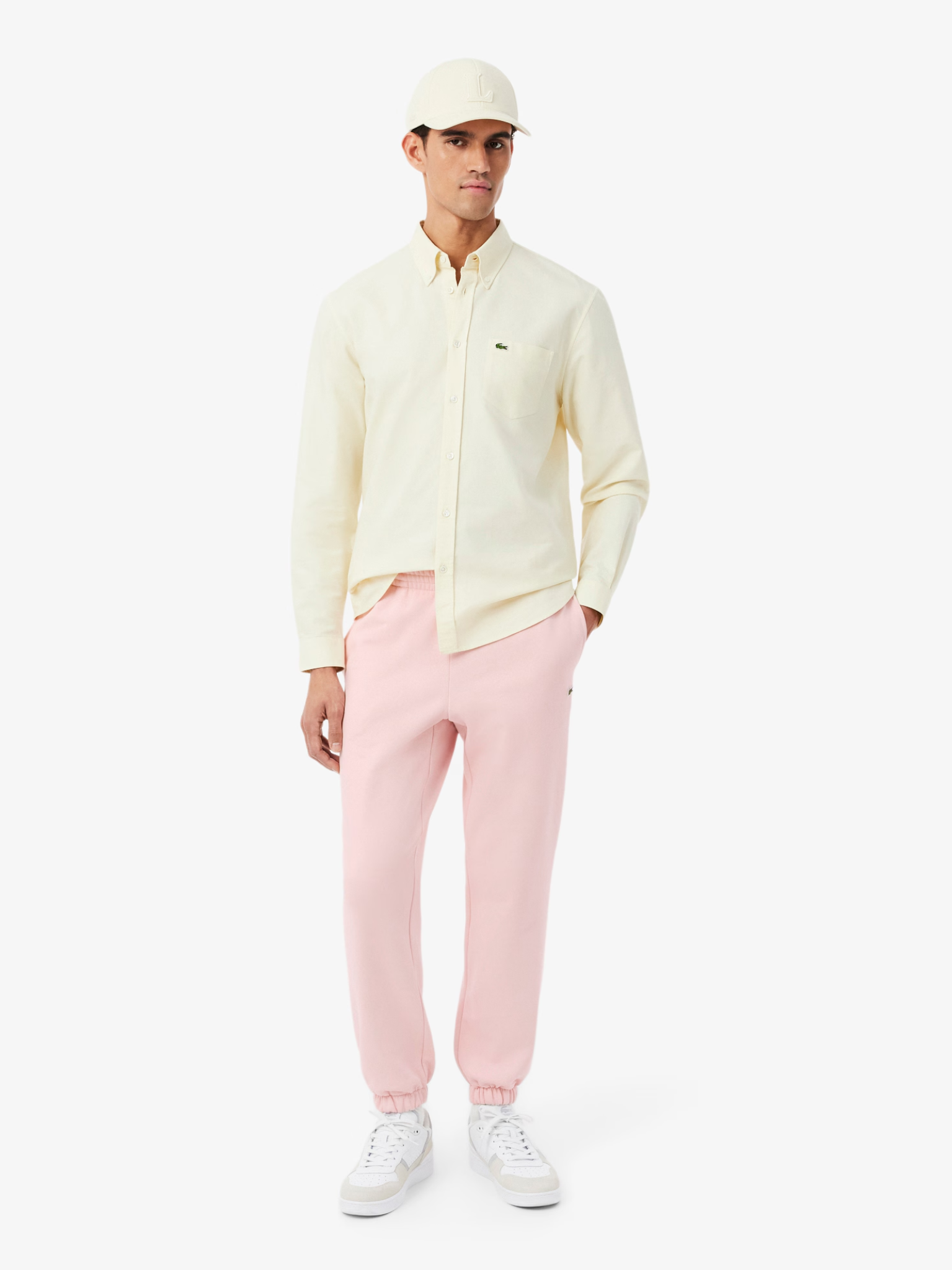 LACOSTE Regular Fit Sweatpants Light Pink