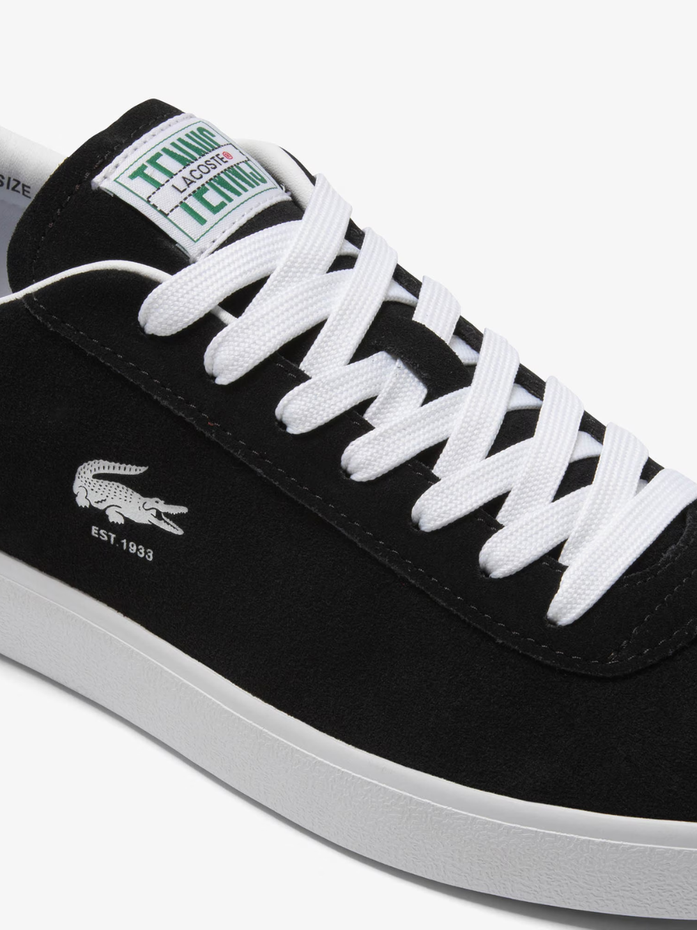 LACOSTE Baseshot Leather Sneakers Black/White