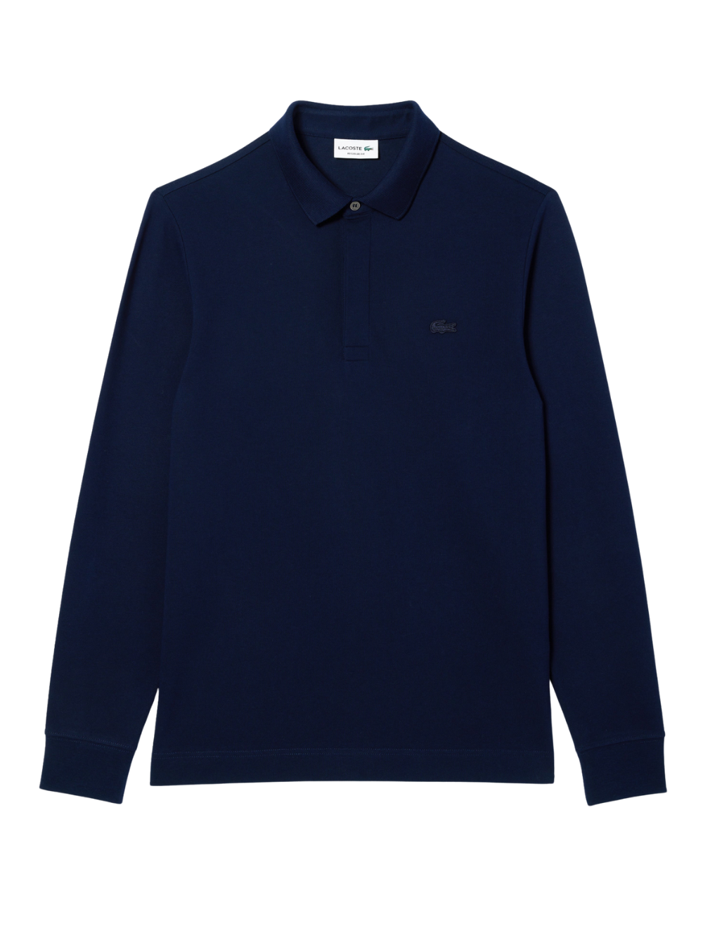 LACOSTE Regular Fit Paris Stretch Piqué Polo Shirt Midnight Blue