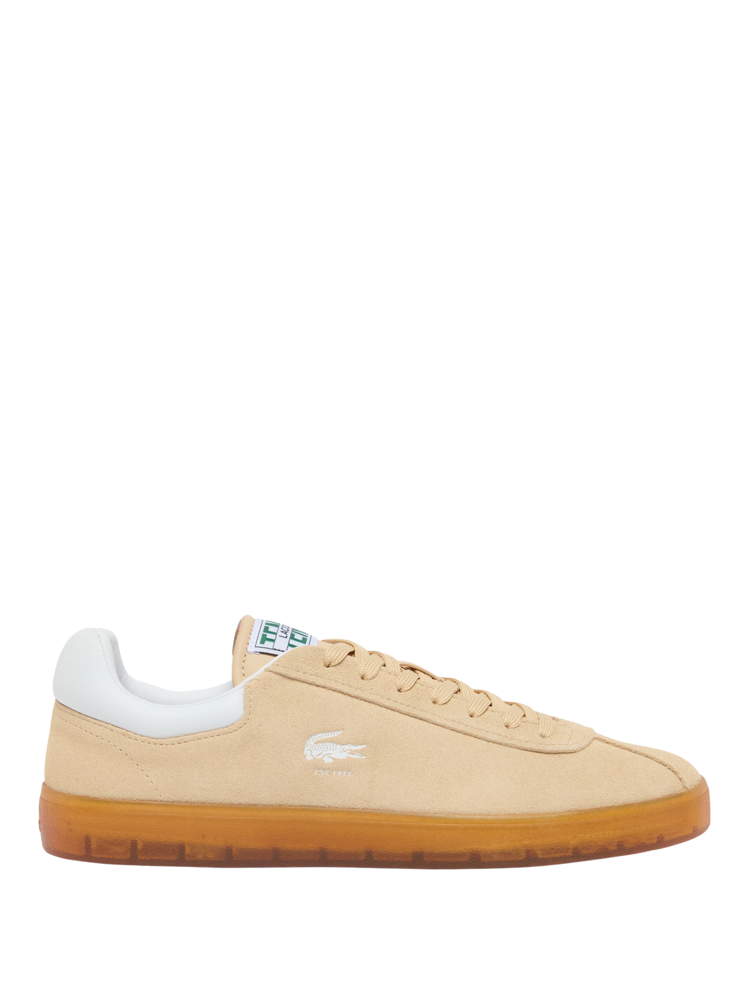 LACOSTE Baseshot Suede Sneakers Natural/Gum