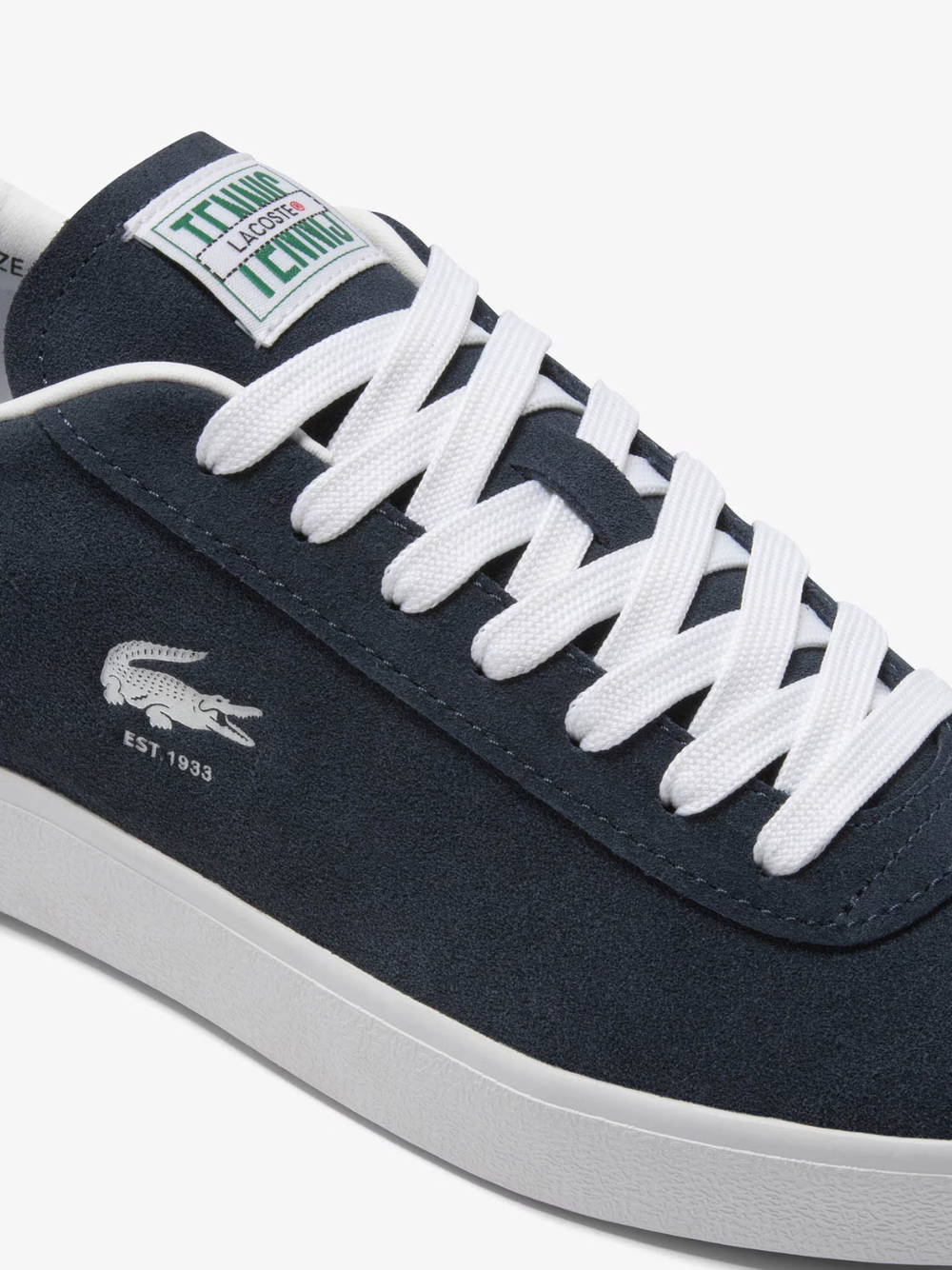LACOSTE Baseshot Leather Sneakers Navy/White
