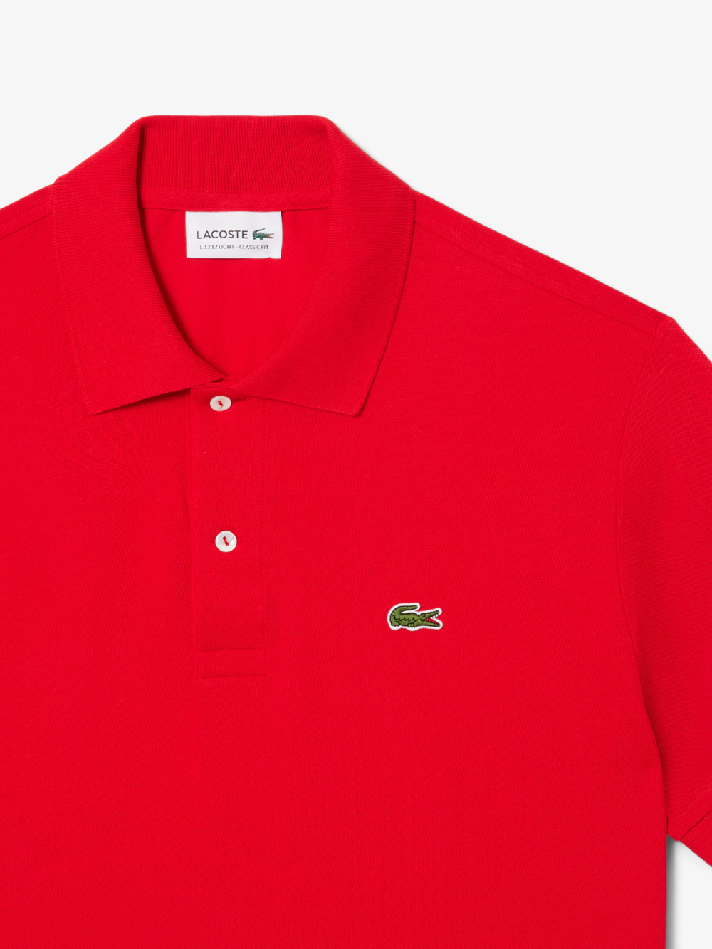 LACOSTE Classic Fit L.12.12 LIGHT Polo Shirt Red