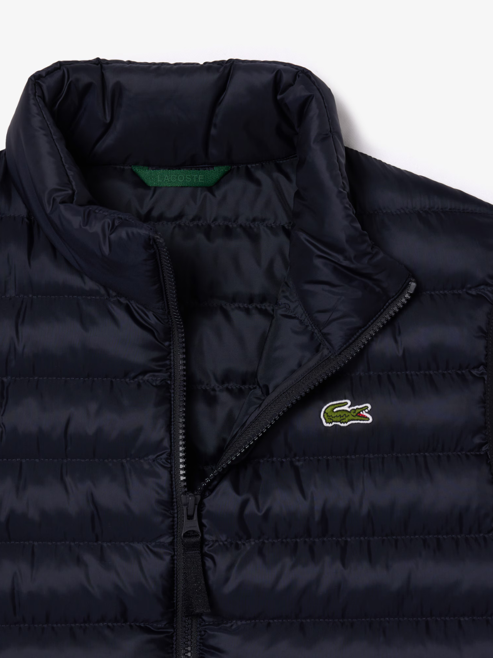 LACOSTE Water-Repellent Puffed Vest Navy