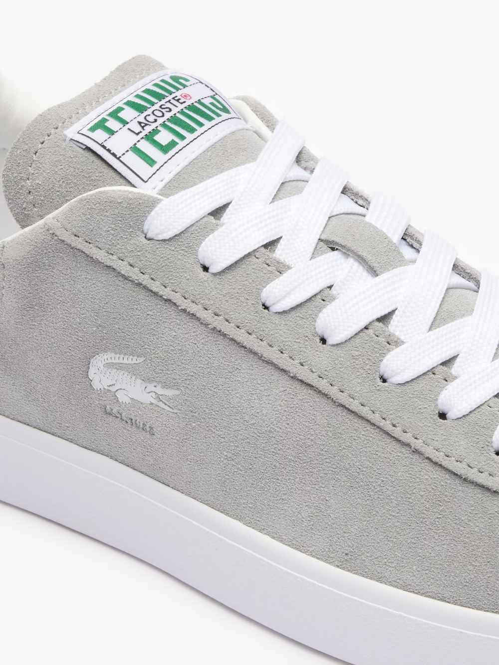 LACOSTE Baseshot Translucent Sole Sneakers Grey/White