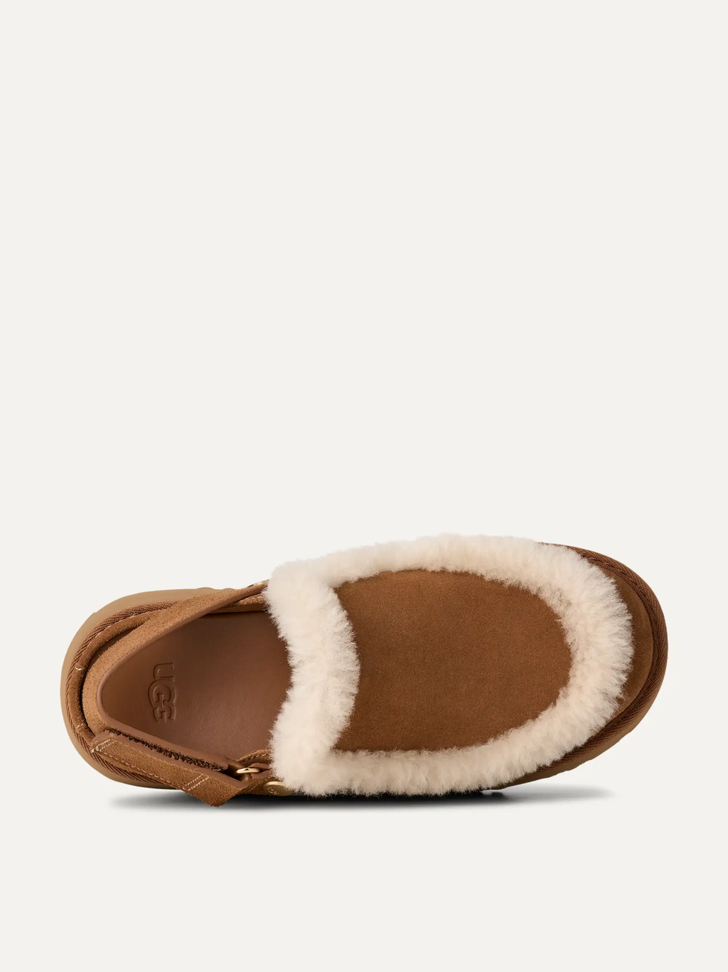 UGG WOMEN Esmee Suede Clogs Chestnut