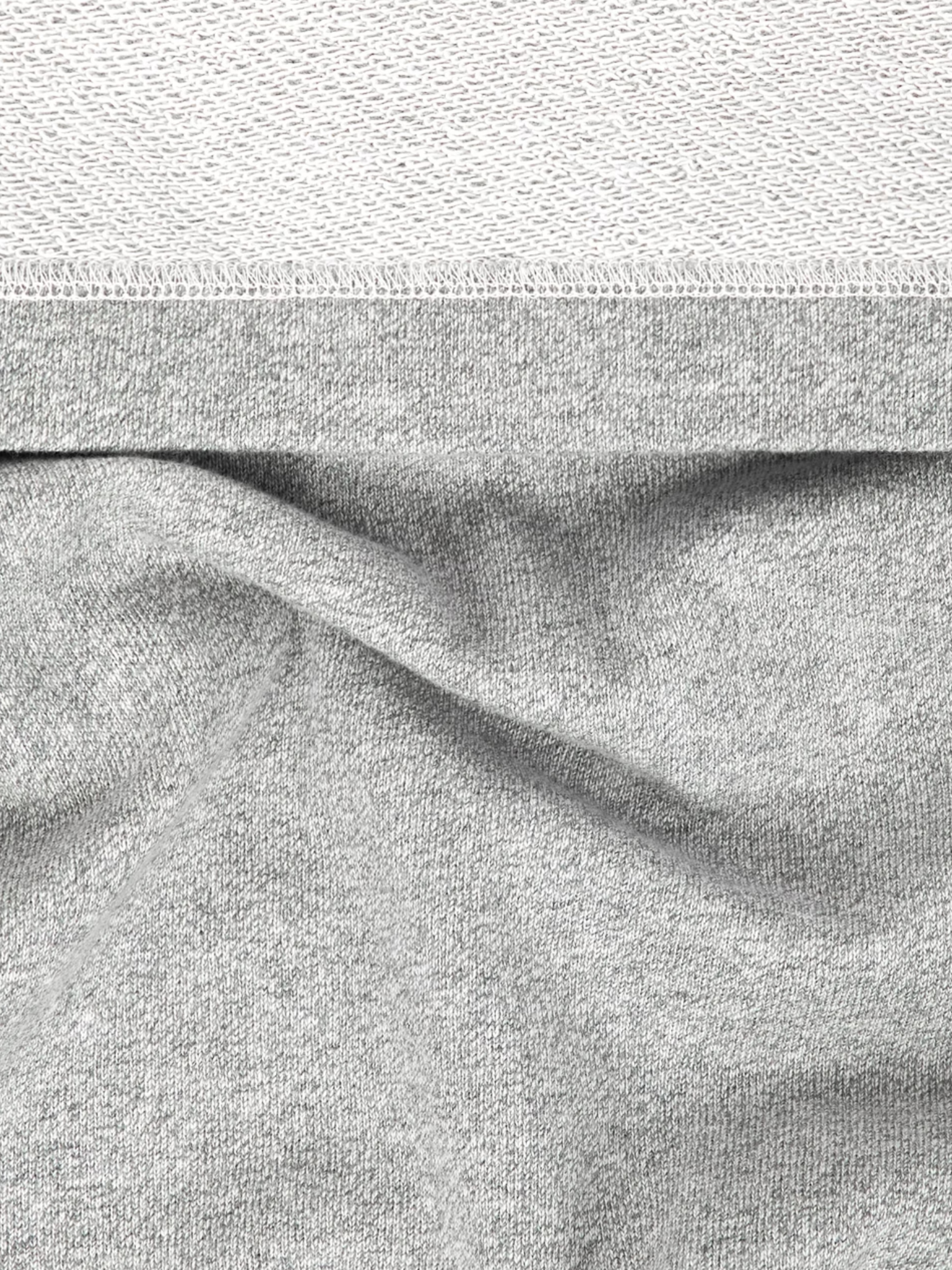 STONE ISLAND Mélange Fleece Oversized-fit Crewneck Sweatshirt Dust Grey