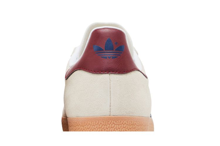 adidas Gazelle Beige Dark Blue Collegiate Burgundy