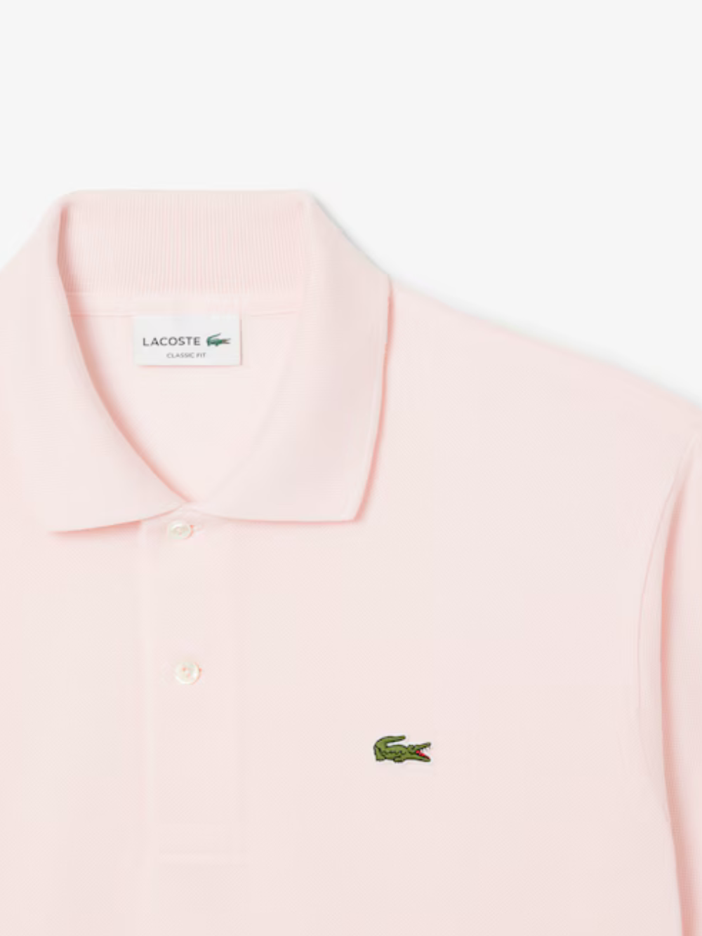 LACOSTE Classic Fit L.12.12 Original Polo Shirt Light Pink