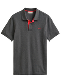 GANT Contrast Piqué Polo Shirt Antracit Melange