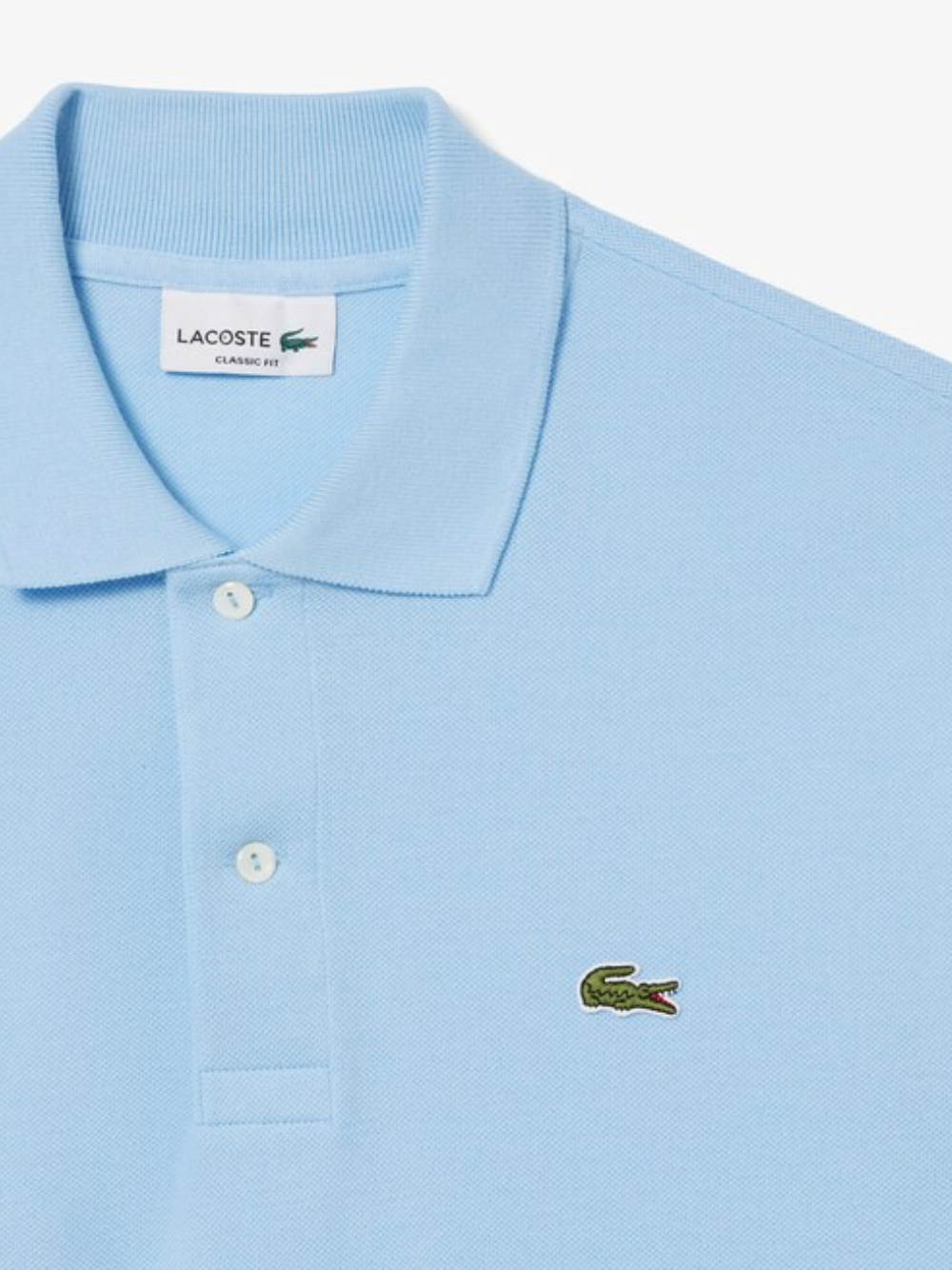 LACOSTE Classic Fit L.12.12 Original Polo Shirt Pale Blue