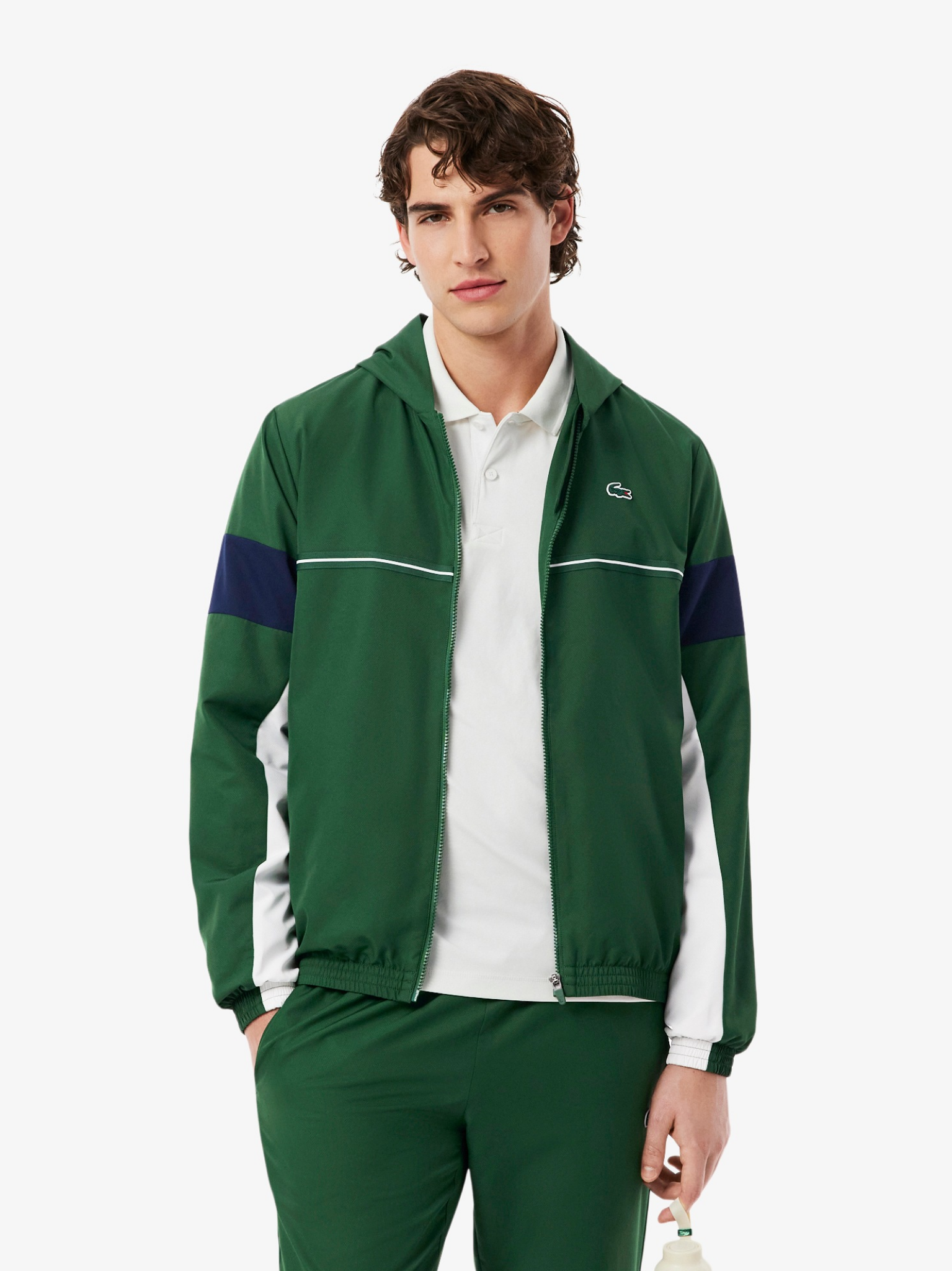 LACOSTE Sport Colour-Block Track Jacket Pine Green