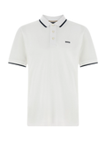BOSS Parlay 190 Cotton-Piqué Polo Shirt With Contrast Tipping Natural