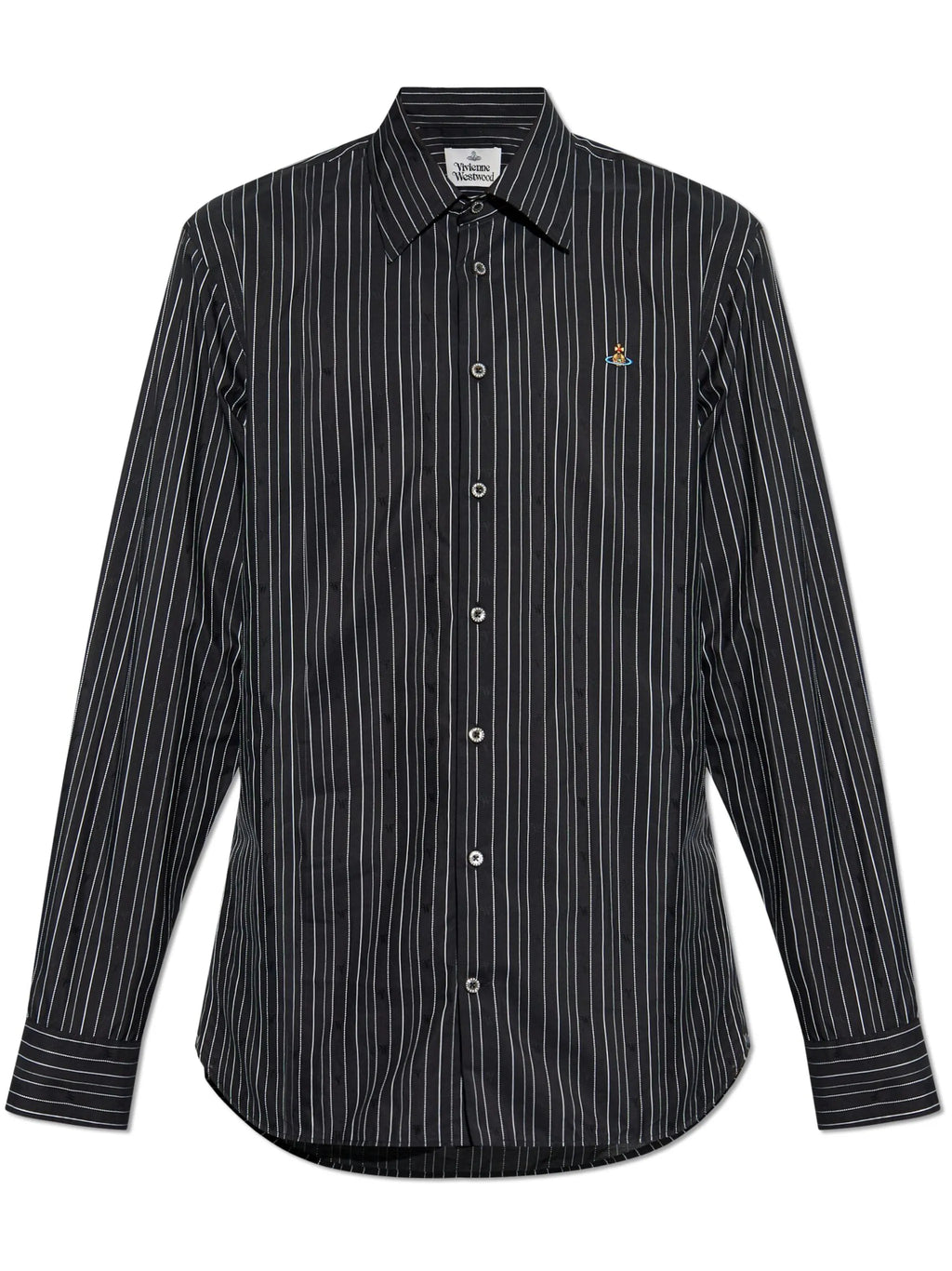 VIVIENNE WESTWOOD Orb-Embroidered Shirt Black