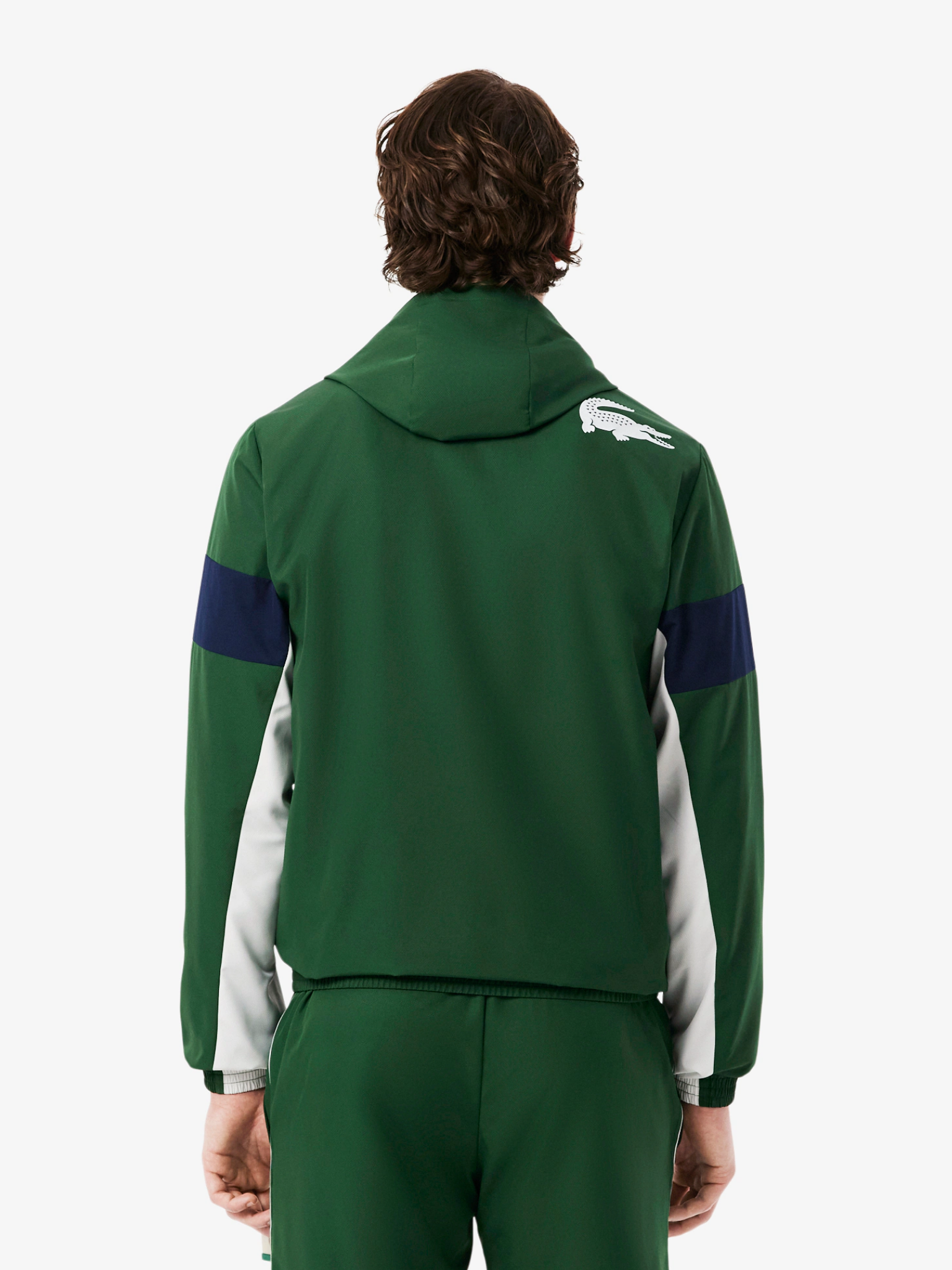 LACOSTE Sport Colour-Block Track Jacket Pine Green