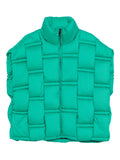 RAXXY 3D Down-Filled Puffer Gilet Quilted Green