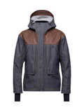 MONCLER GRENOBLE Langtang Hooded Denim Ski Jacket Dark Grey