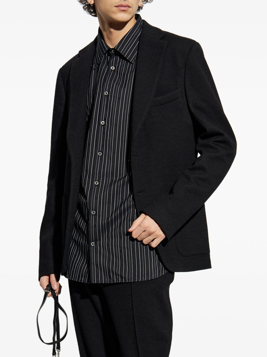 VIVIENNE WESTWOOD Orb-Embroidered Shirt Black