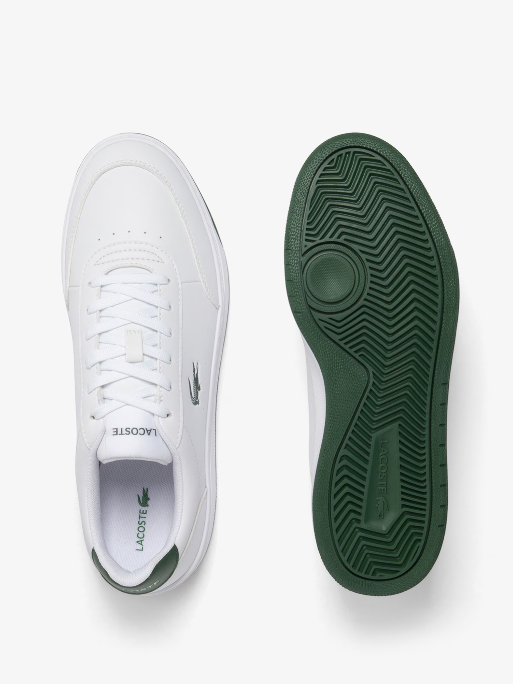 LACOSTE Court Pro Sneakers White/Dark Green