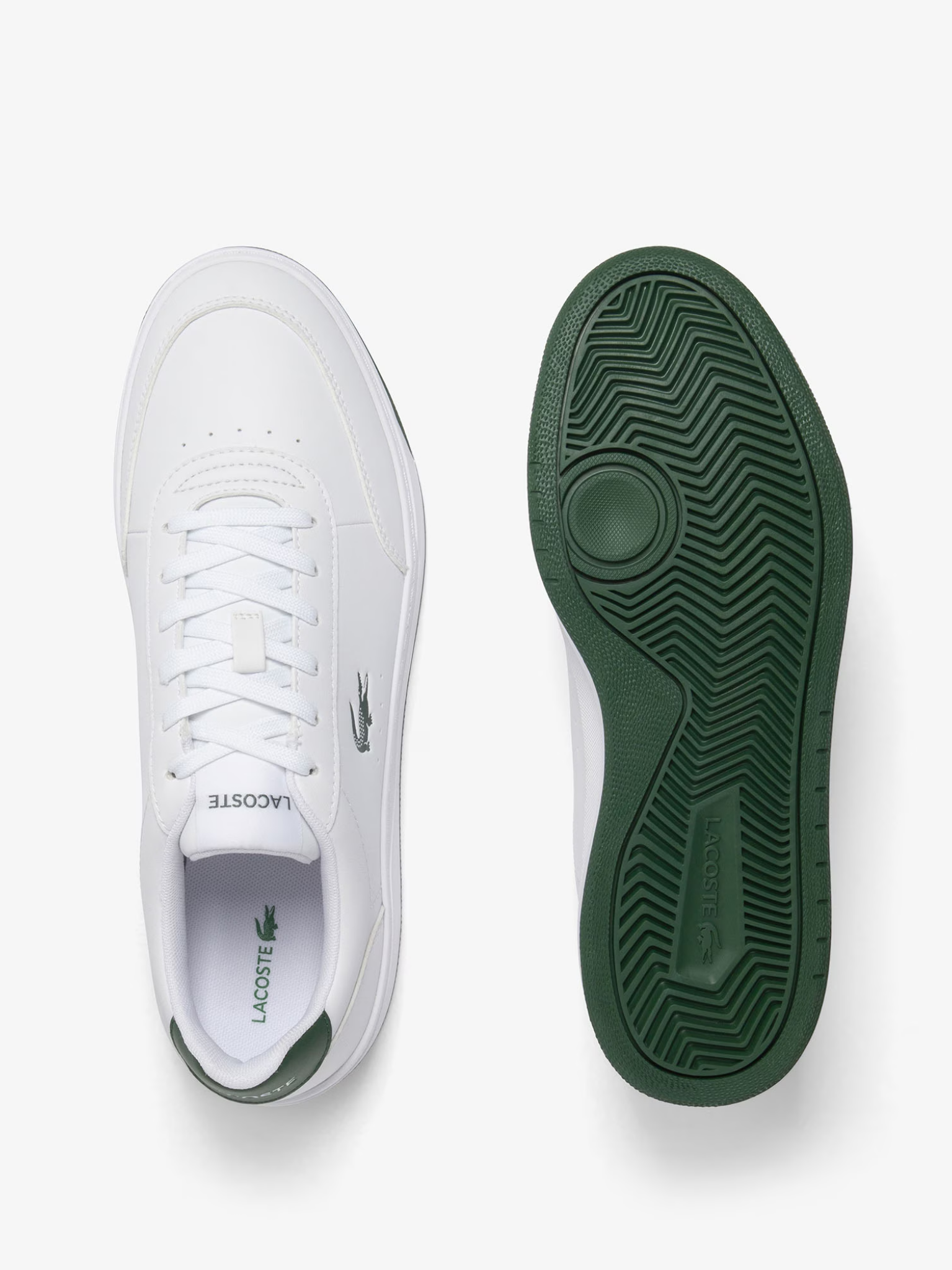 LACOSTE Court Pro Sneakers White/Dark Green