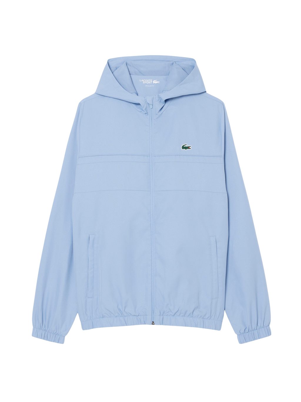 LACOSTE Water-Repellent Sport Track Jacket Light Blue