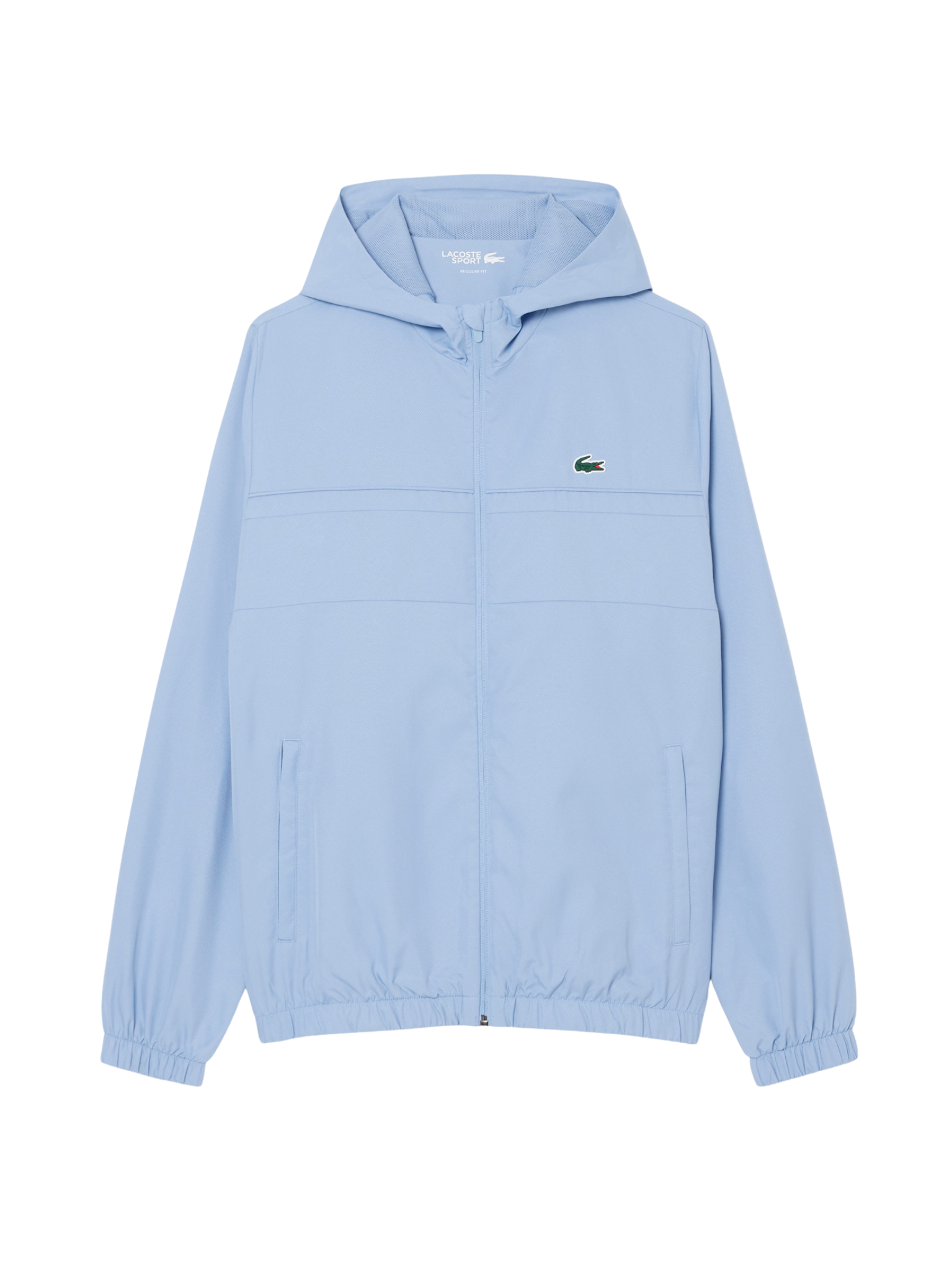 LACOSTE Water-Repellent Sport Track Jacket Light Blue