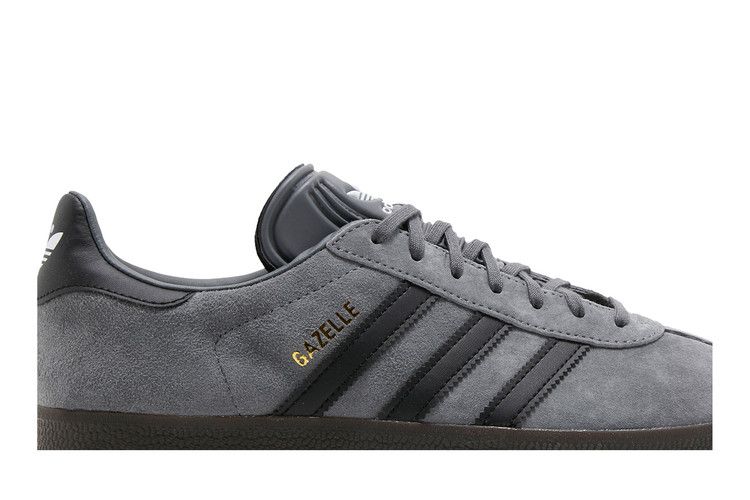 adidas Gazelle Grey Black Gum