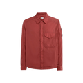 Cp Company Chrome-R Overshirt In 041A Red
