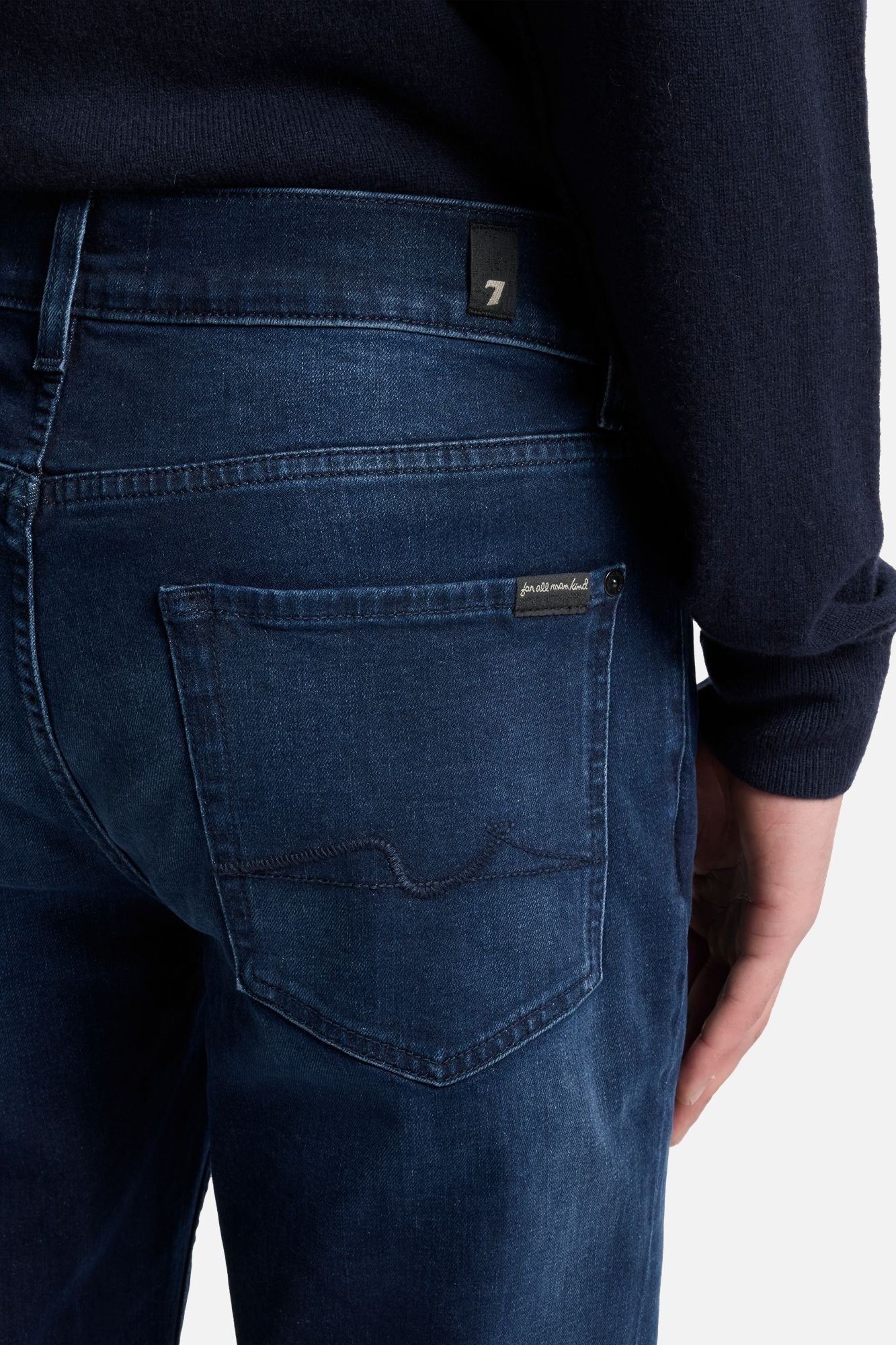 7 FOR ALL MANKIND SLIMMY Jeans Ormond Dark indigo wash