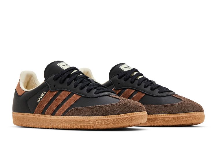 adidas Samba OG Core Black Preloved Brown