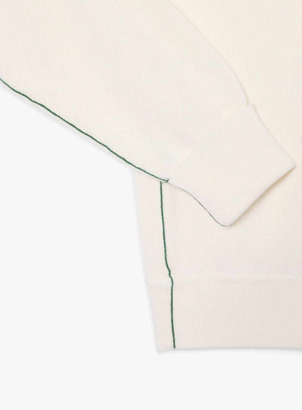 LACOSTE WOMEN Relaxed Fit Cotton Crew Neck Sweater White