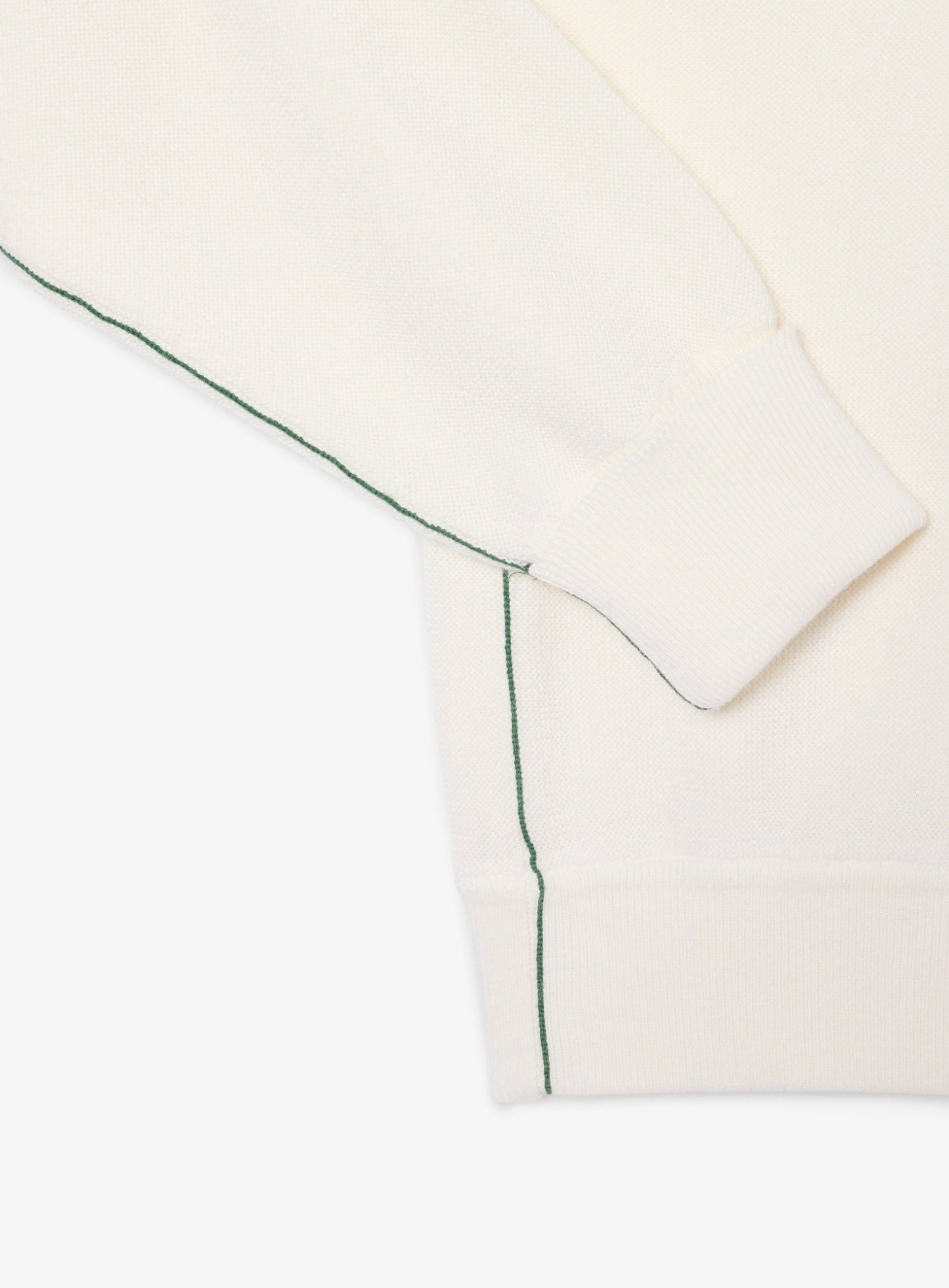 LACOSTE WOMEN Relaxed Fit Cotton Crew Neck Sweater White