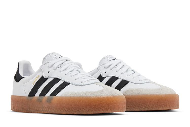 adidas Sambae Cloud White Metallic Gold (Women's)