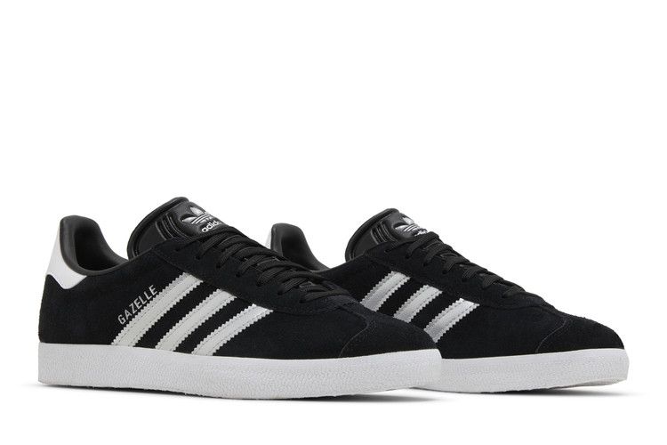 adidas Gazelle Black Silver Metallic (Women's)