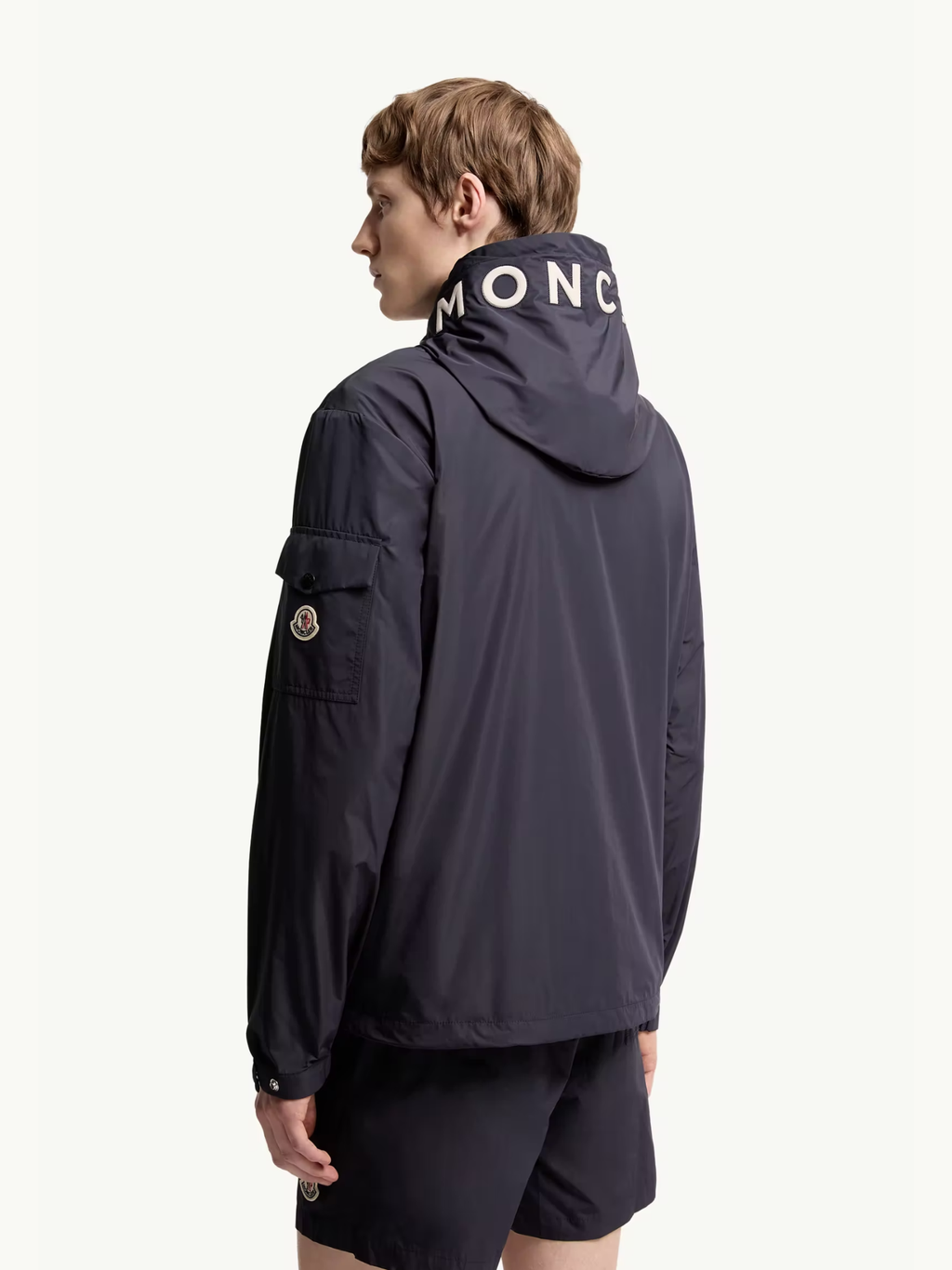 MONCLER Sassiere Hooded Jacket Navy Blue
