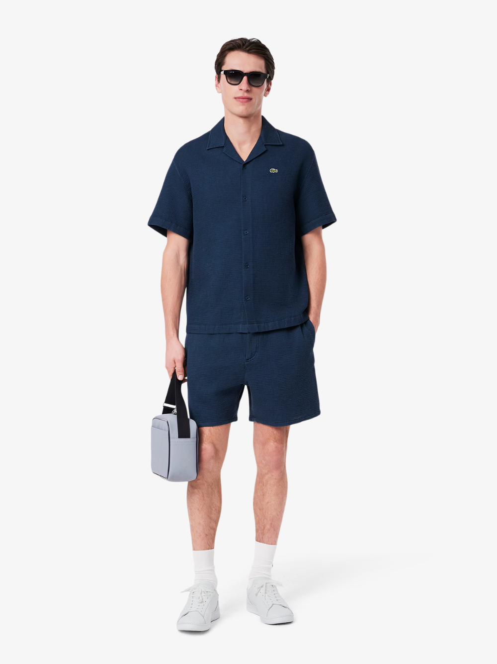 LACOSTE Carnaby Set Leather Sneakers White