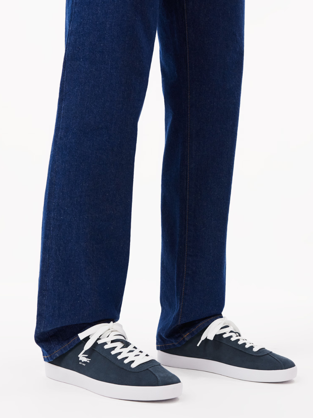 LACOSTE Baseshot Leather Sneakers Navy/White
