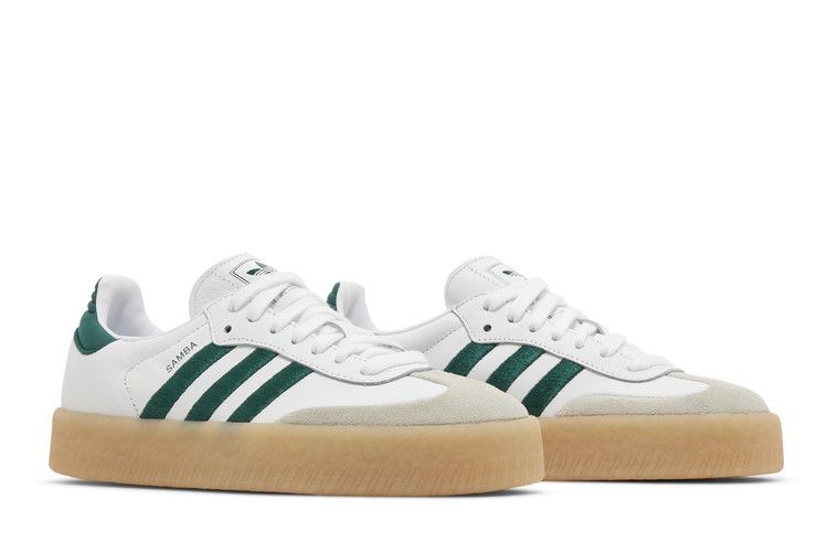 adidas Sambae White Collegiate Green Gum (Women's)