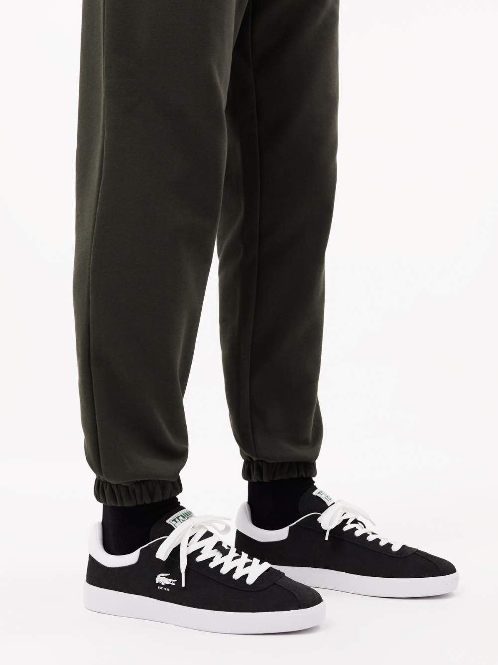 LACOSTE Baseshot Leather Sneakers Black/White