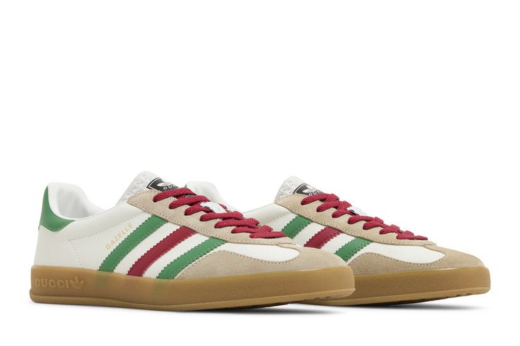 adidas x Gucci Gazelle White Green Red