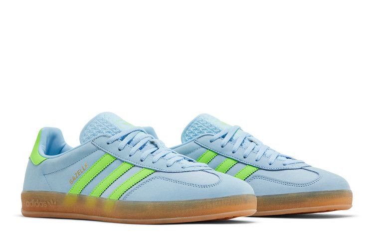 adidas Gazelle Indoor Clear Sky Solar Green (Women's)