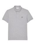 LACOSTE Regular Fit Paris Stretch Piqué Polo Shirt Grey