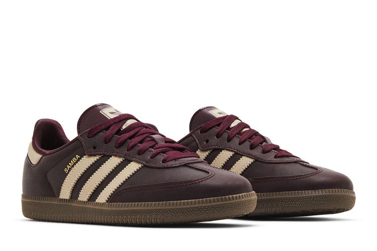 adidas Samba OG Maroon Crystal Sand (Women's)