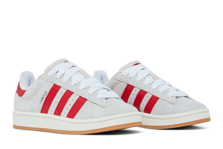 adidas Campus 00s Crystal White Better Scarlet (Women's)