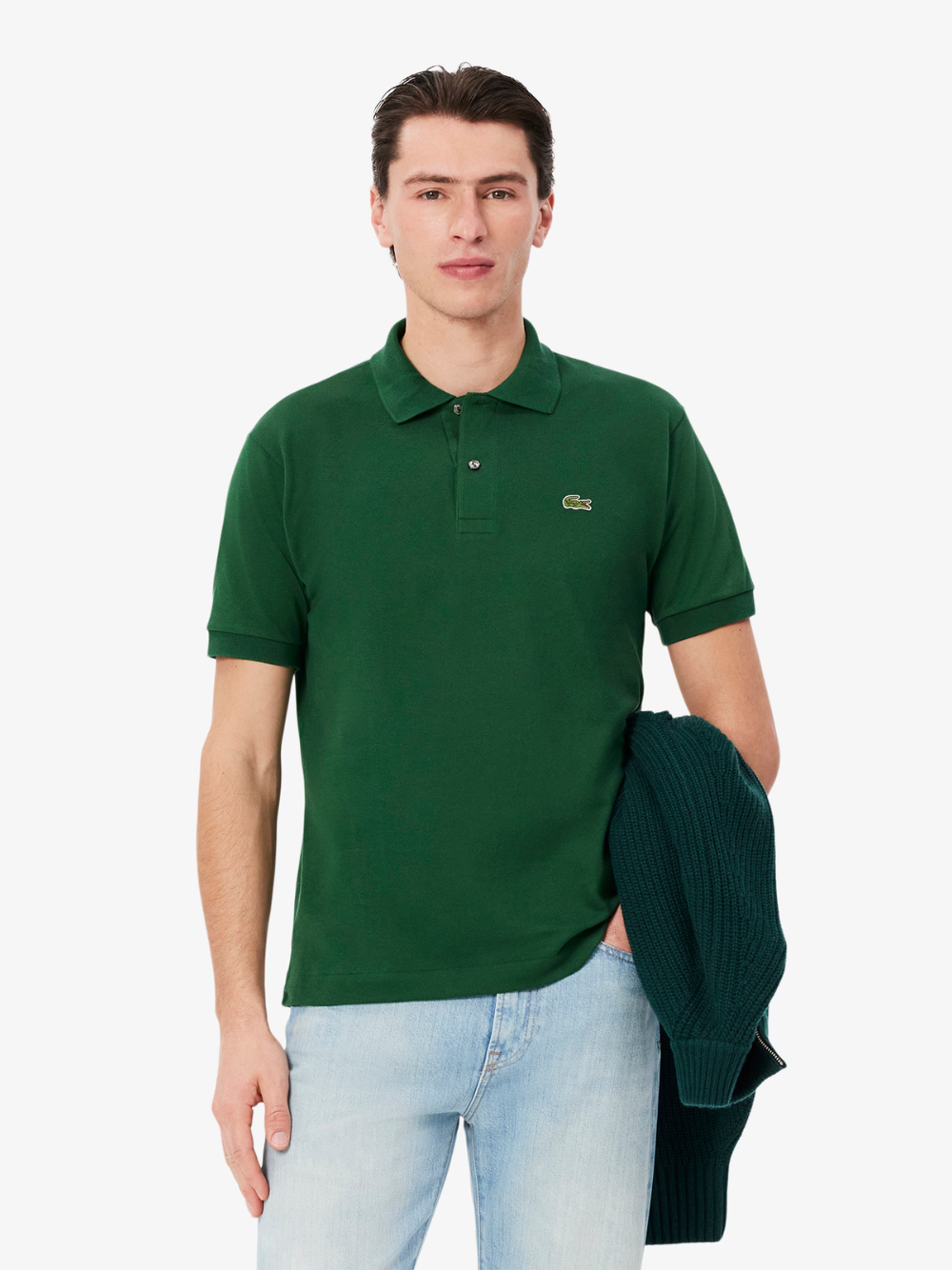 LACOSTE Classic Fit L.12.12 Original Polo Shirt Pine Green