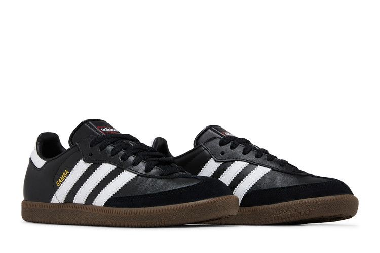 adidas Samba Leather Black White