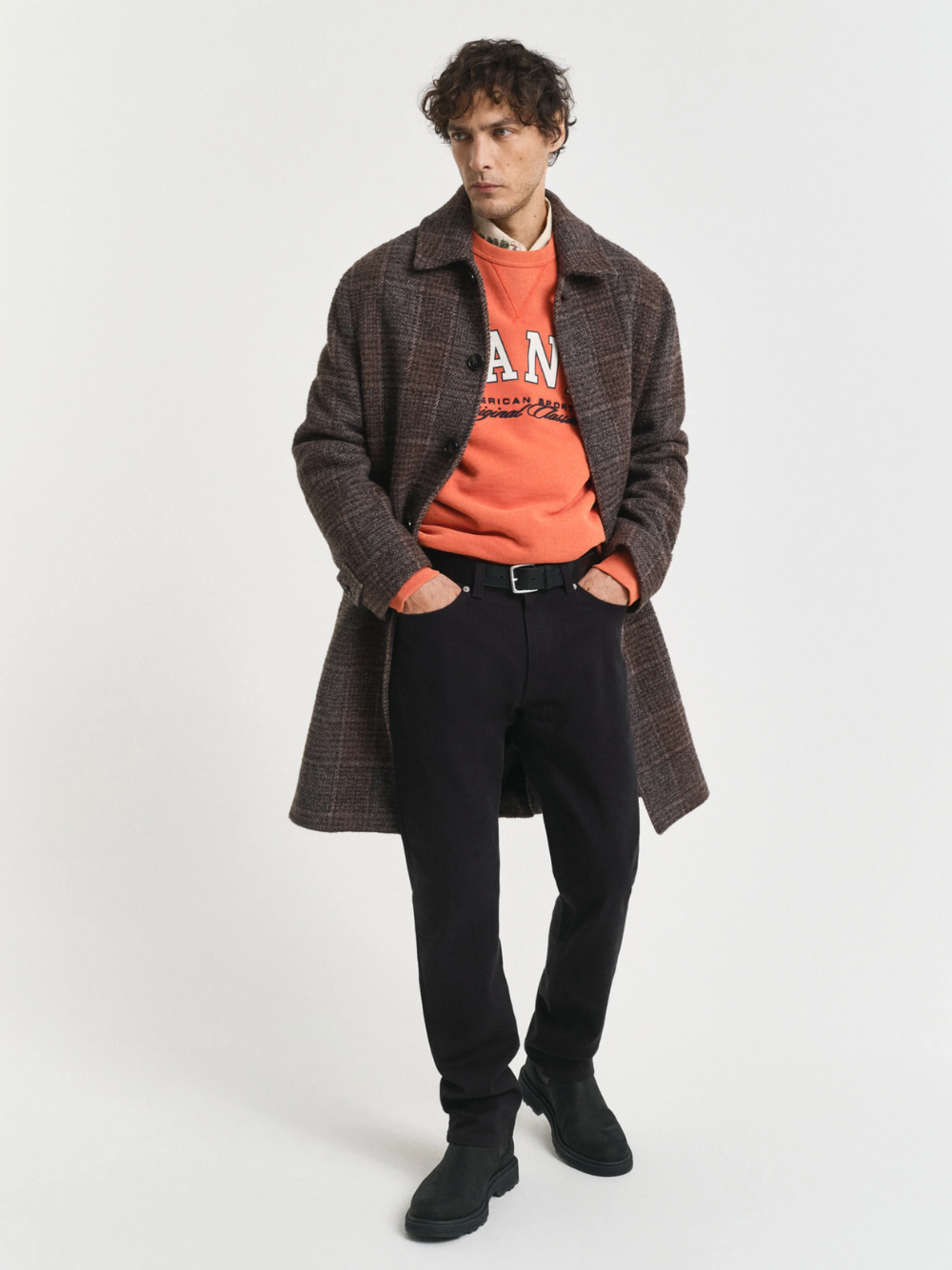 GANT Regular Fit Soft Twill Jeans Black